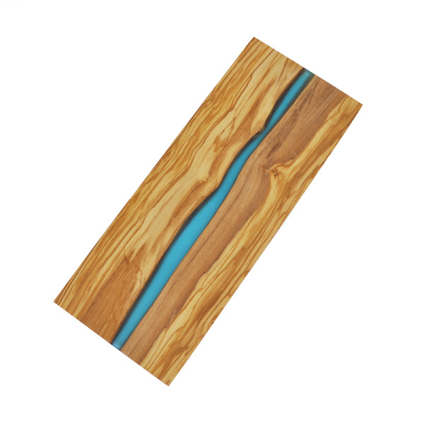 Custom Olive Wood And Epoxy Resin Cutting and Serving Board
